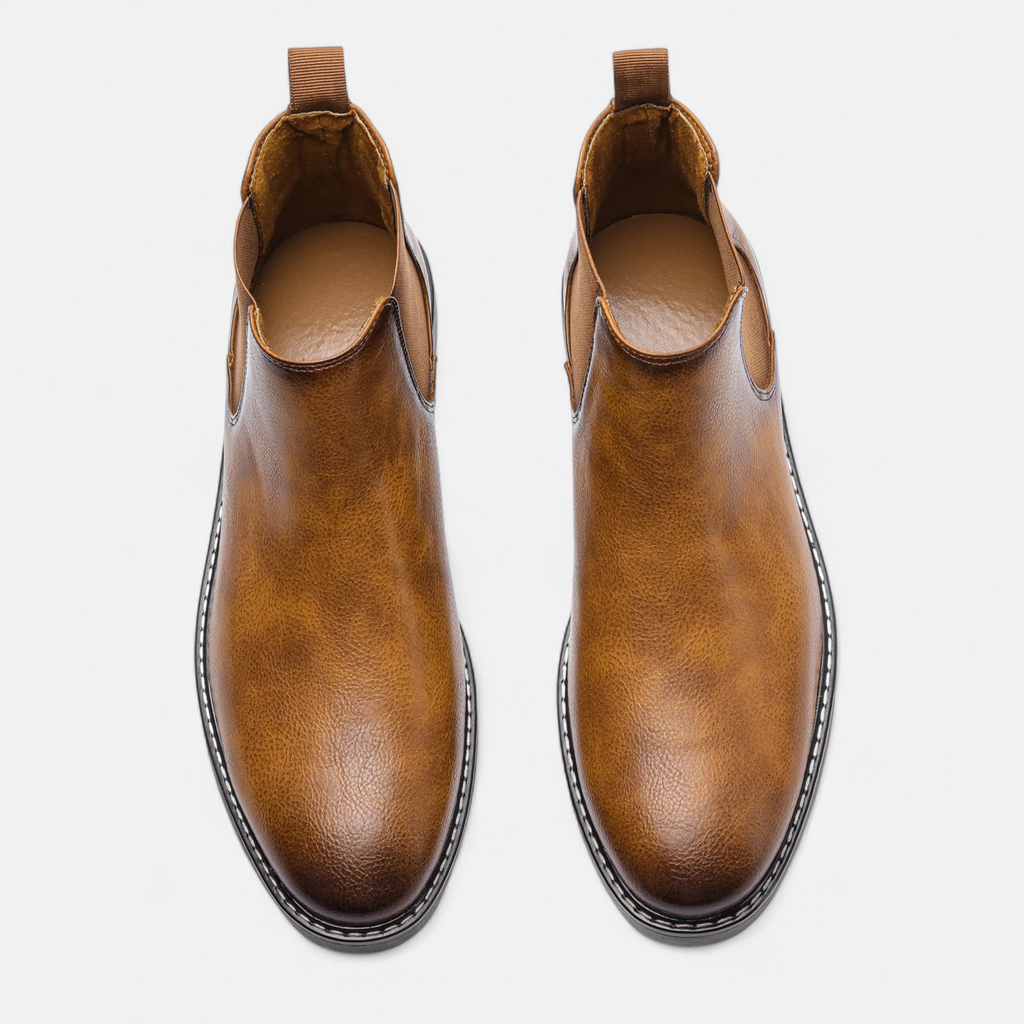 Men's Vintage Leather Chelsea Boots