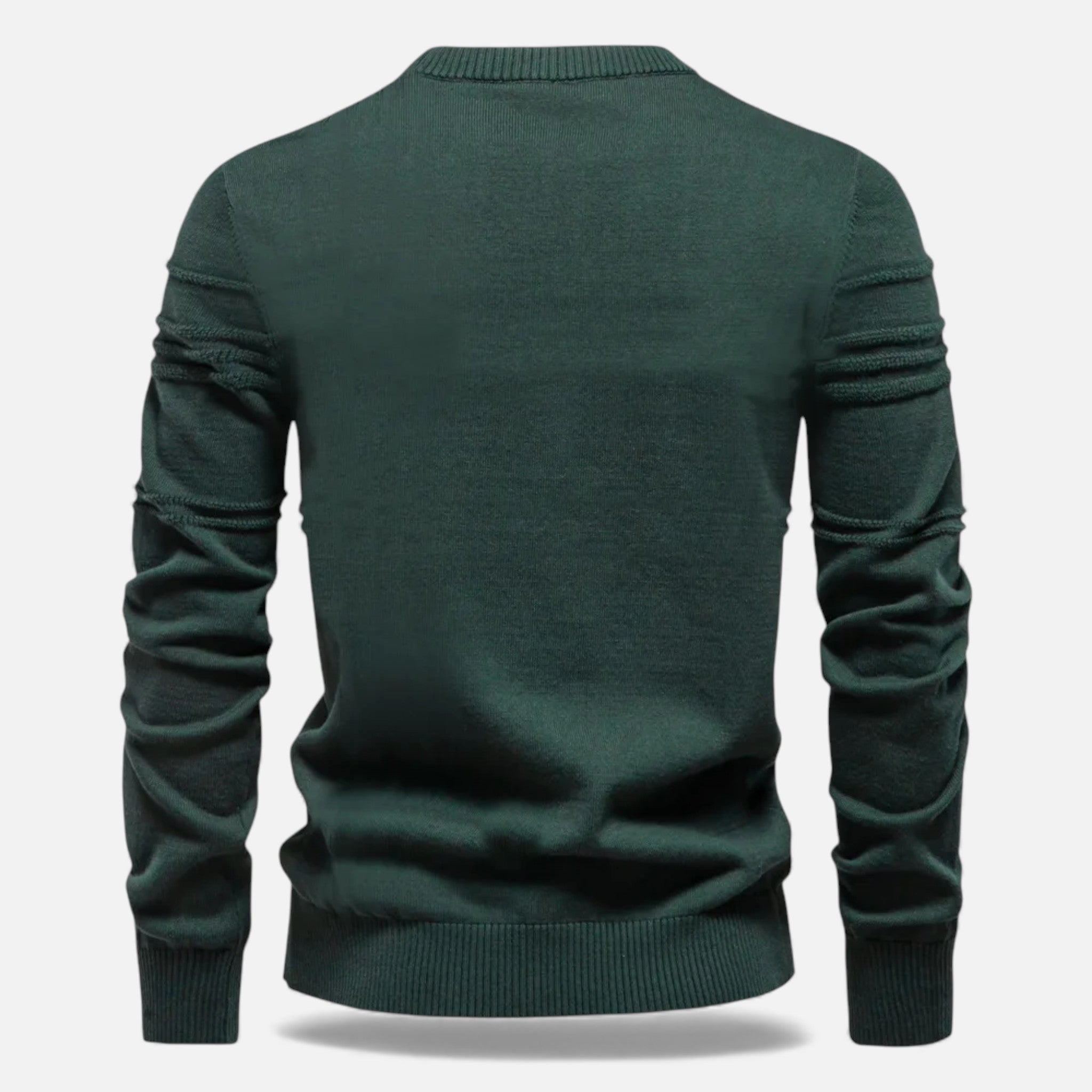 Men's Tailored Structured Knit Sweater