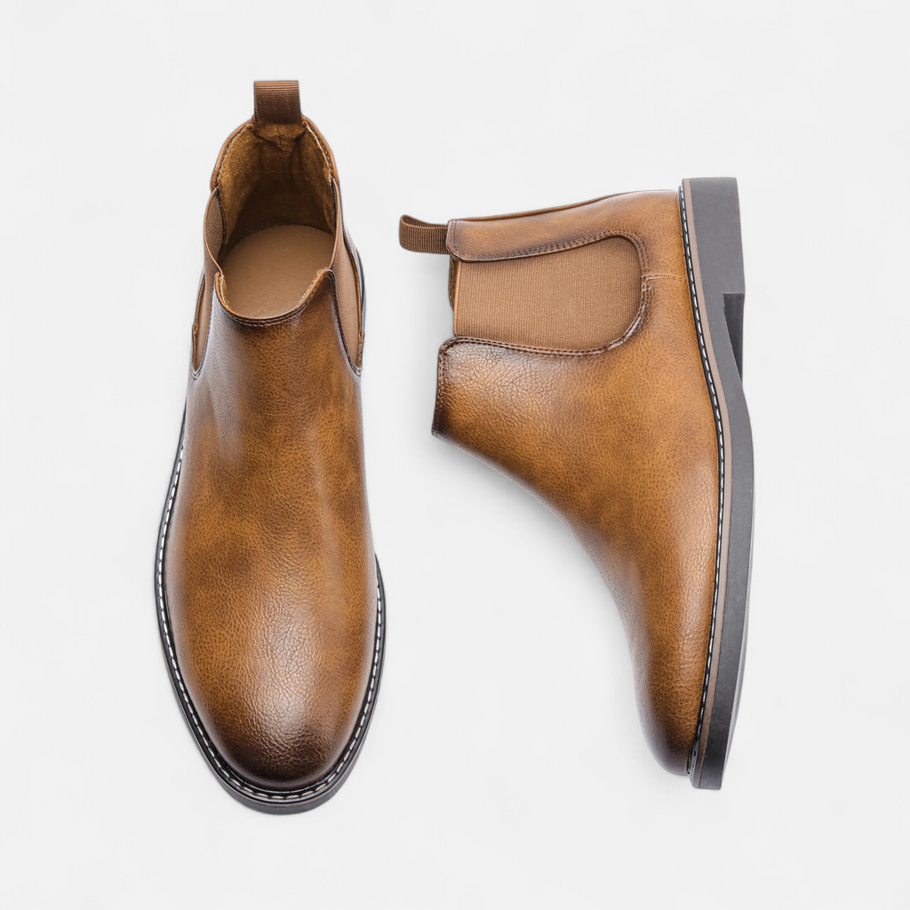 Men's Vintage Leather Chelsea Boots