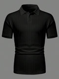 Men's Relaxed Button-Up Summer Polo