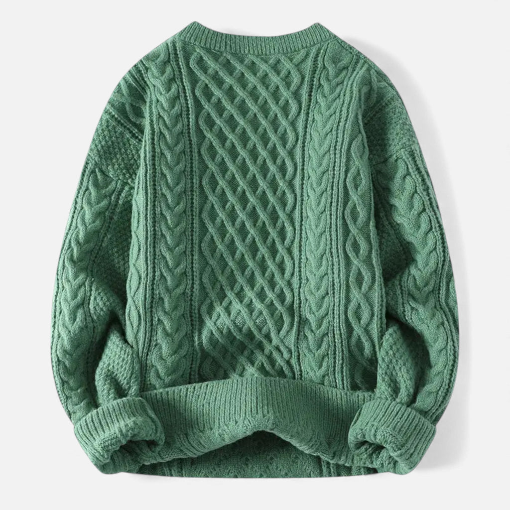 Women's Flexible Cable-Knit Sweater