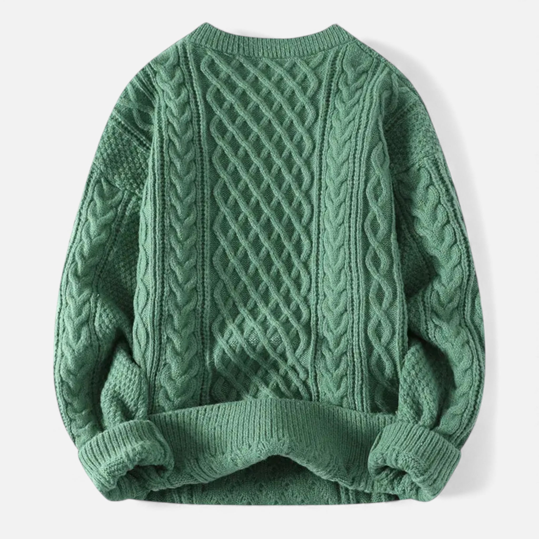 Women's Flexible Cable-Knit Sweater