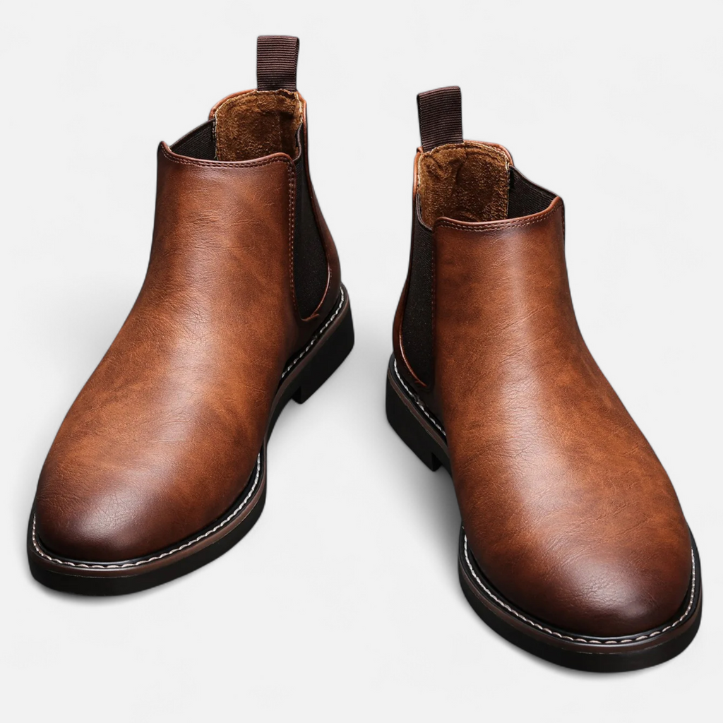 Men's Vintage Leather Chelsea Boots