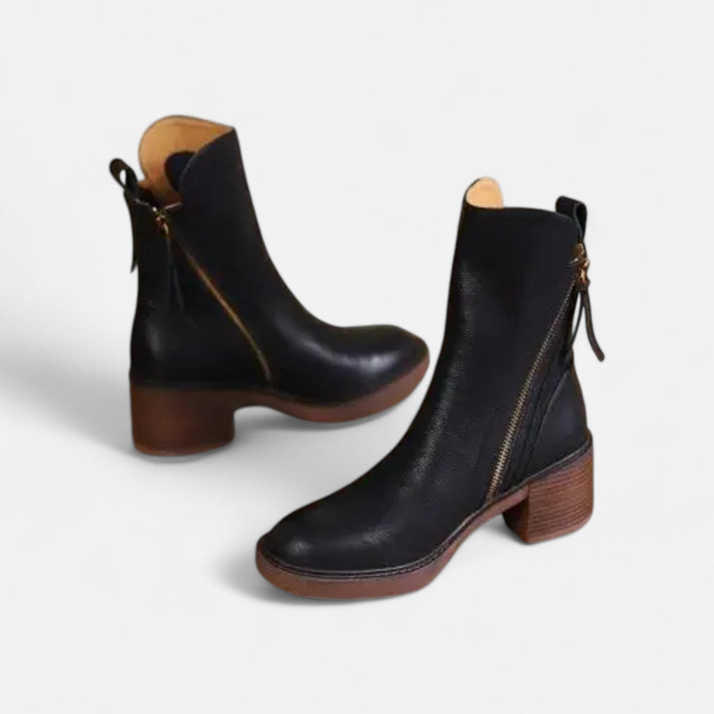 Women's Sleek Flat Roman Boots
