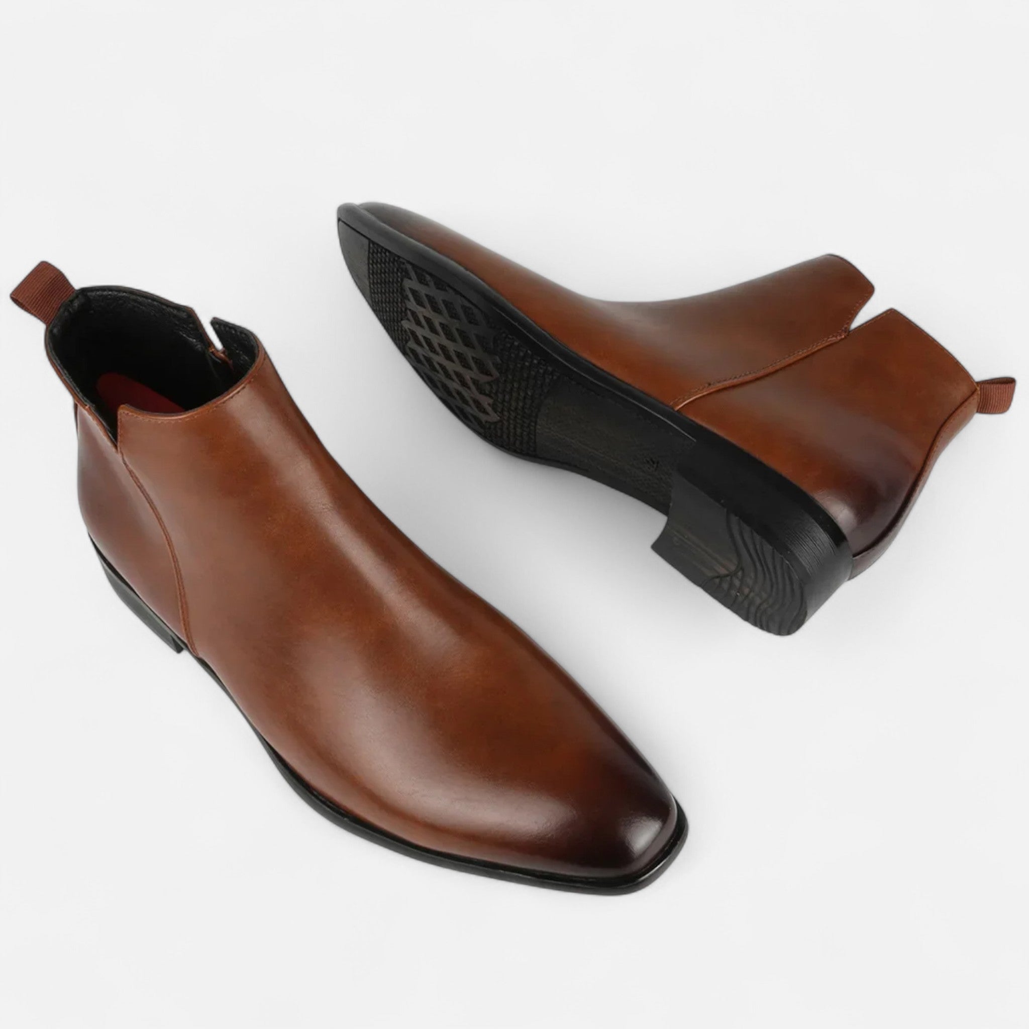 Men's Bold Square-Toe Chelsea Boots