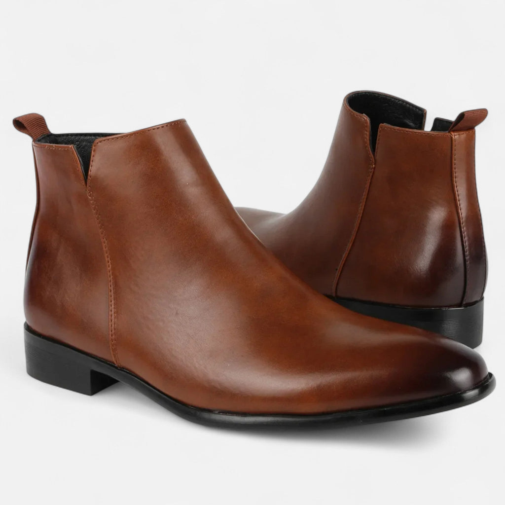 Men's Bold Square-Toe Chelsea Boots