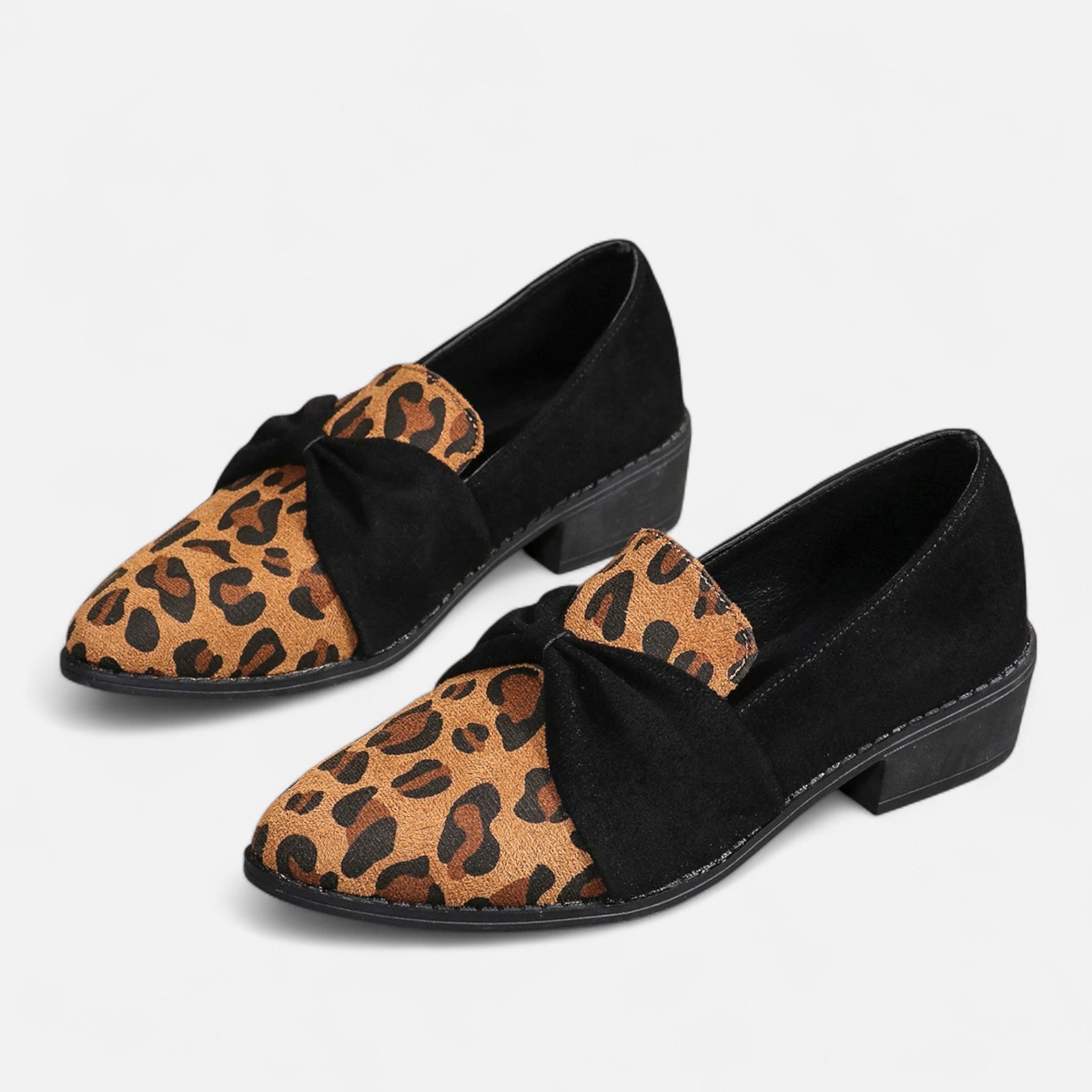 Women's Wild Suede Leopard Loafers