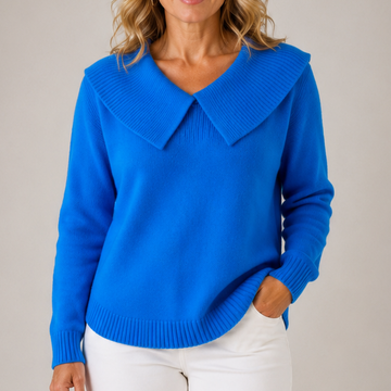 Yareli | Elegant Collar Knit Sweater