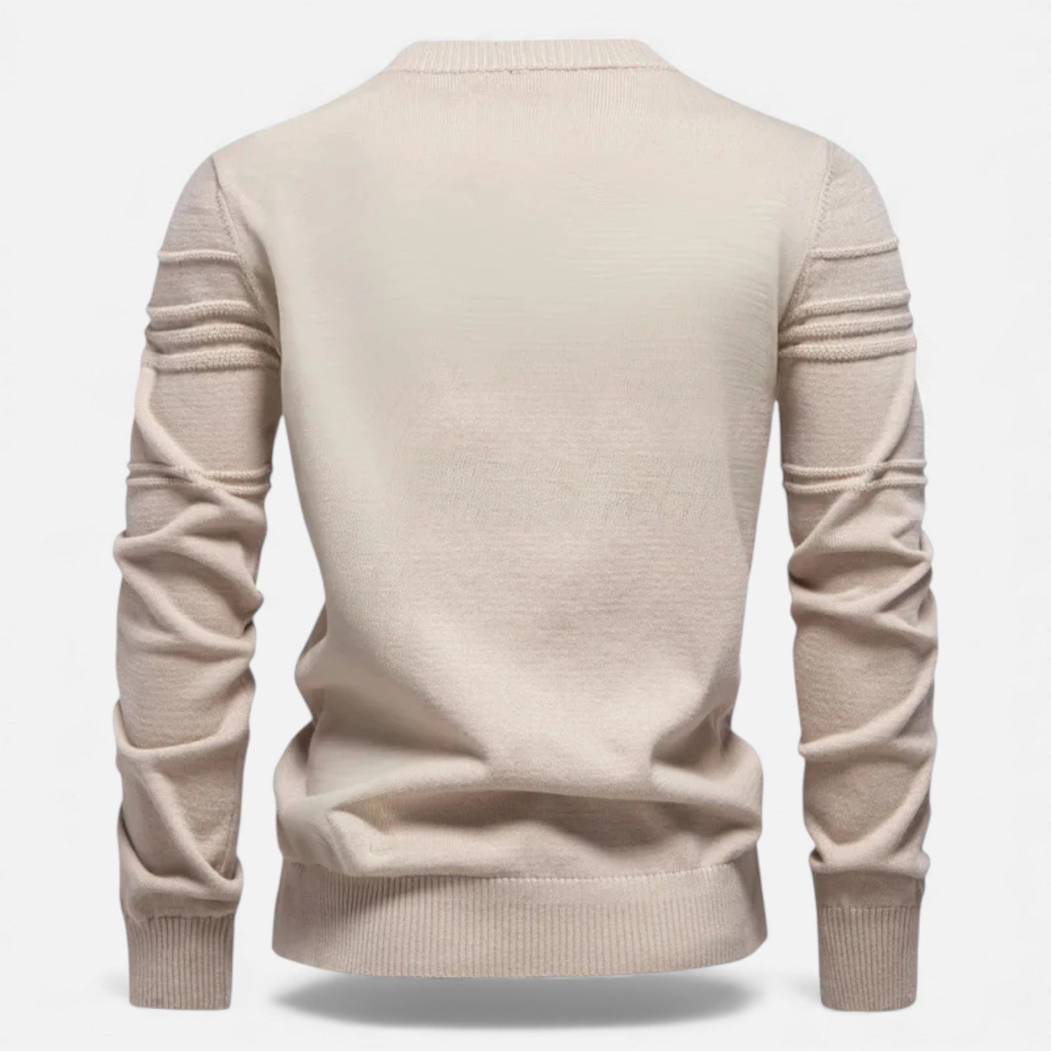 Men's Tailored Structured Knit Sweater