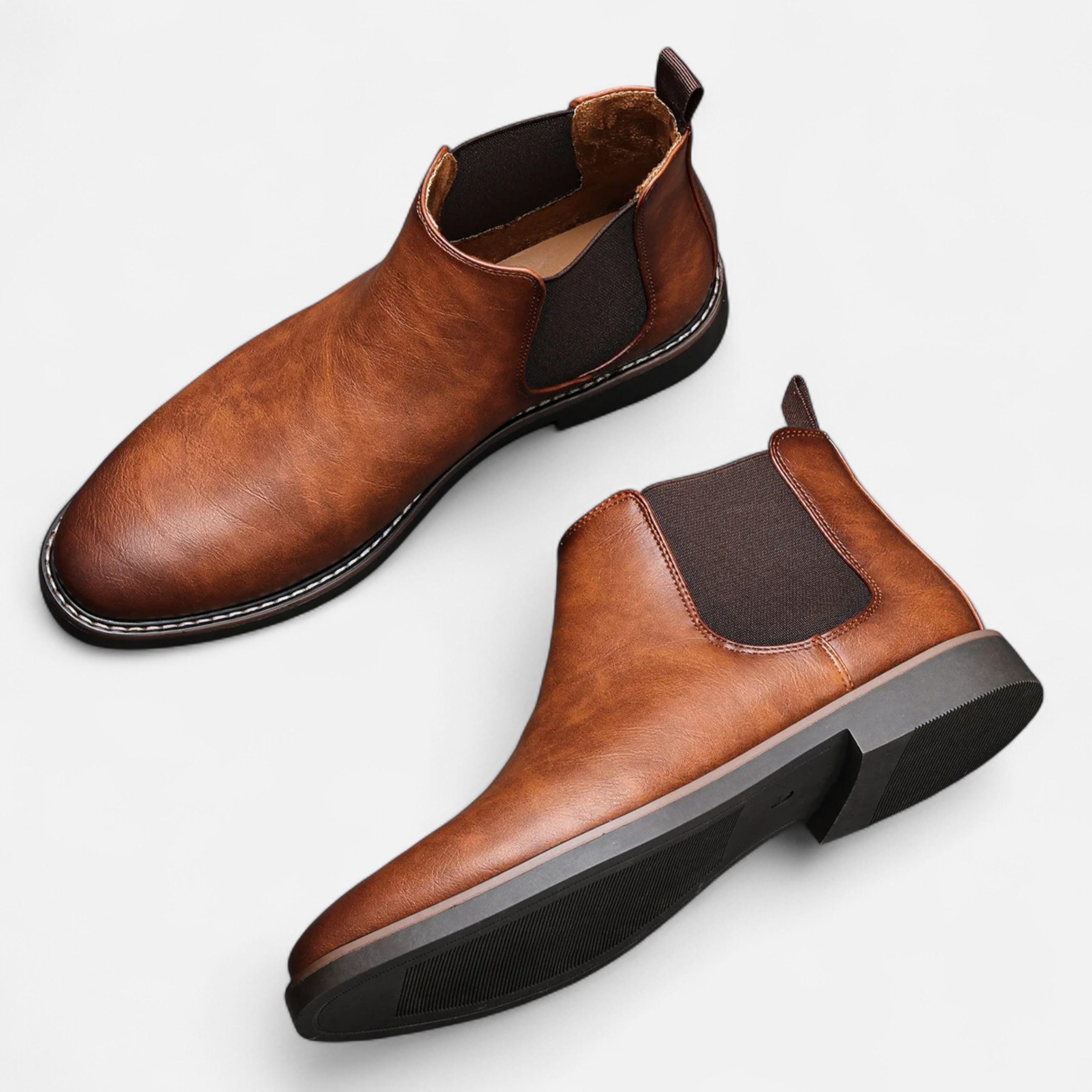 Men's Vintage Leather Chelsea Boots