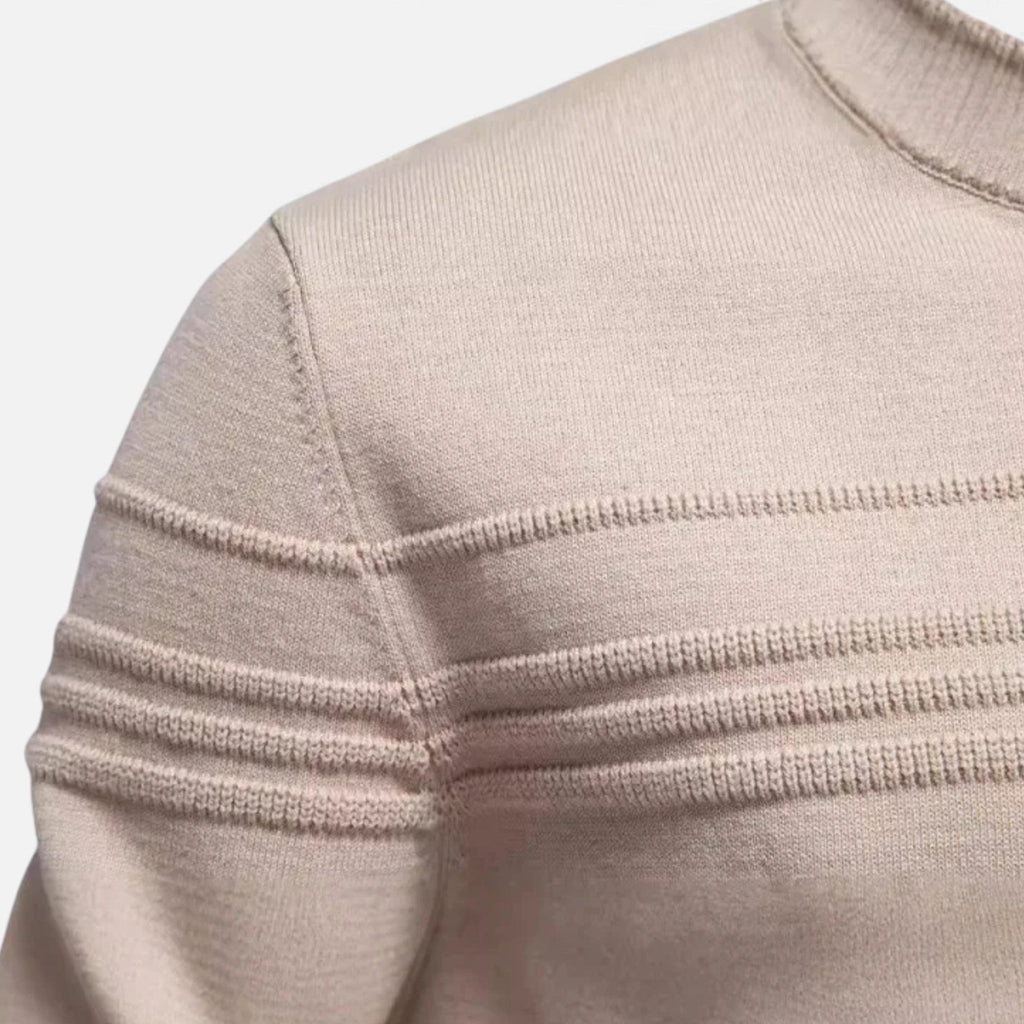 Men's Tailored Structured Knit Sweater