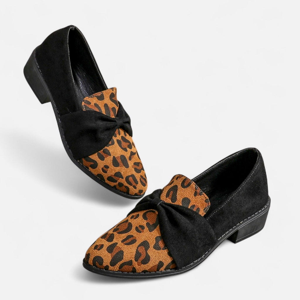 Women's Wild Suede Leopard Loafers