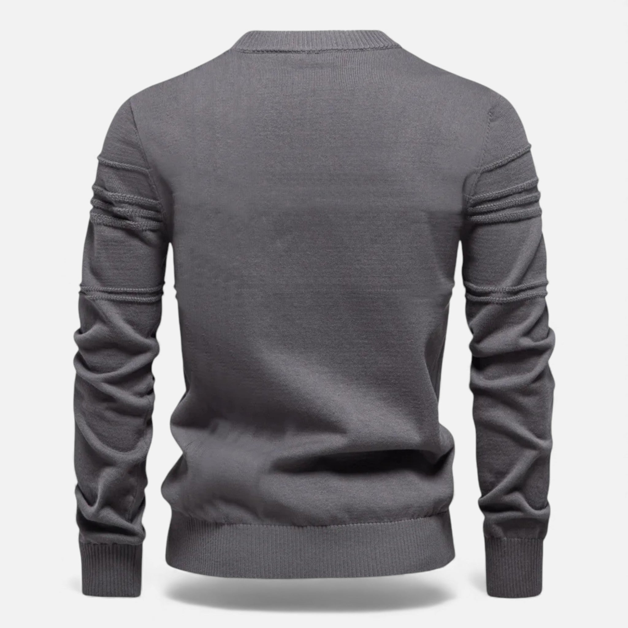 Men's Tailored Structured Knit Sweater