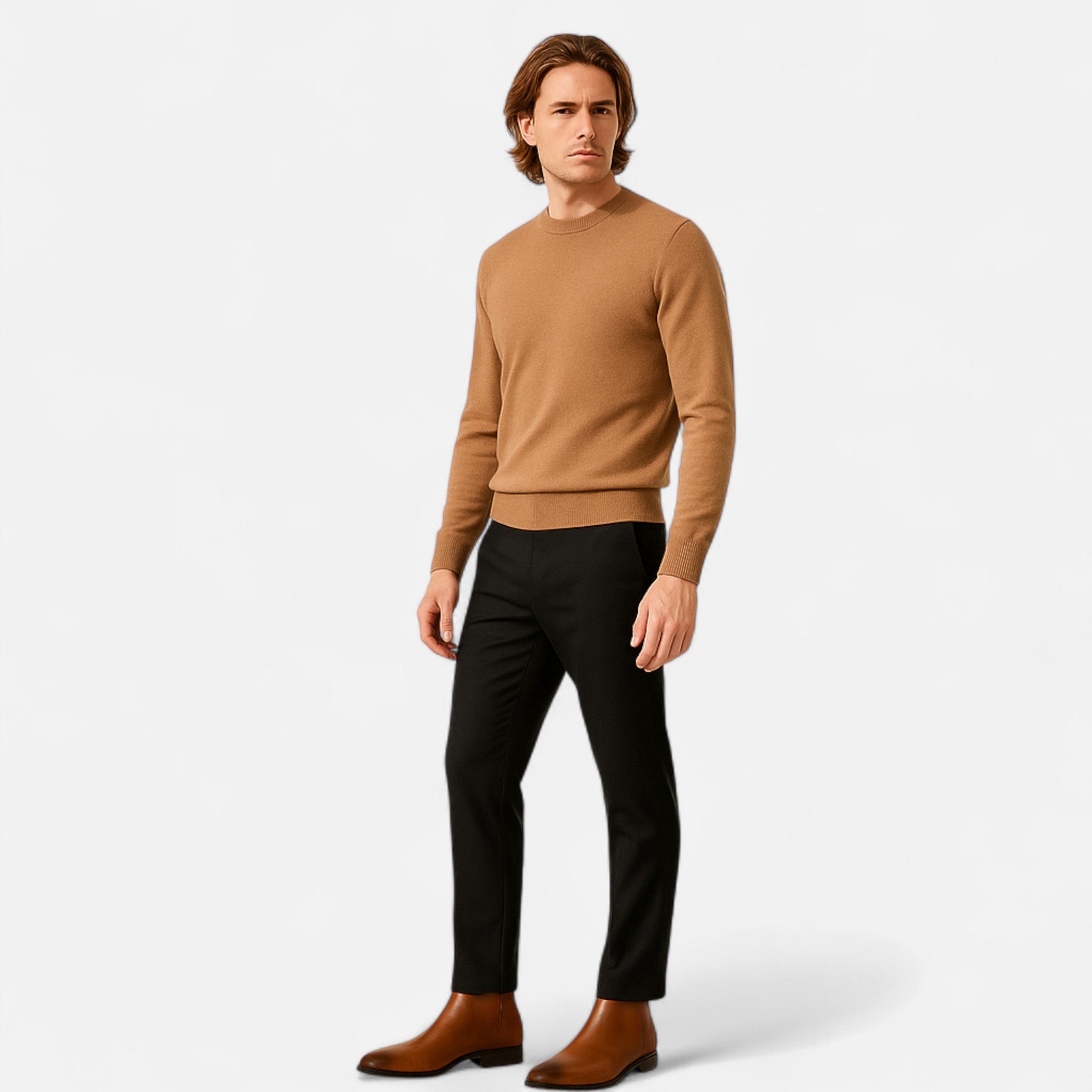 Men's Bold Square-Toe Chelsea Boots