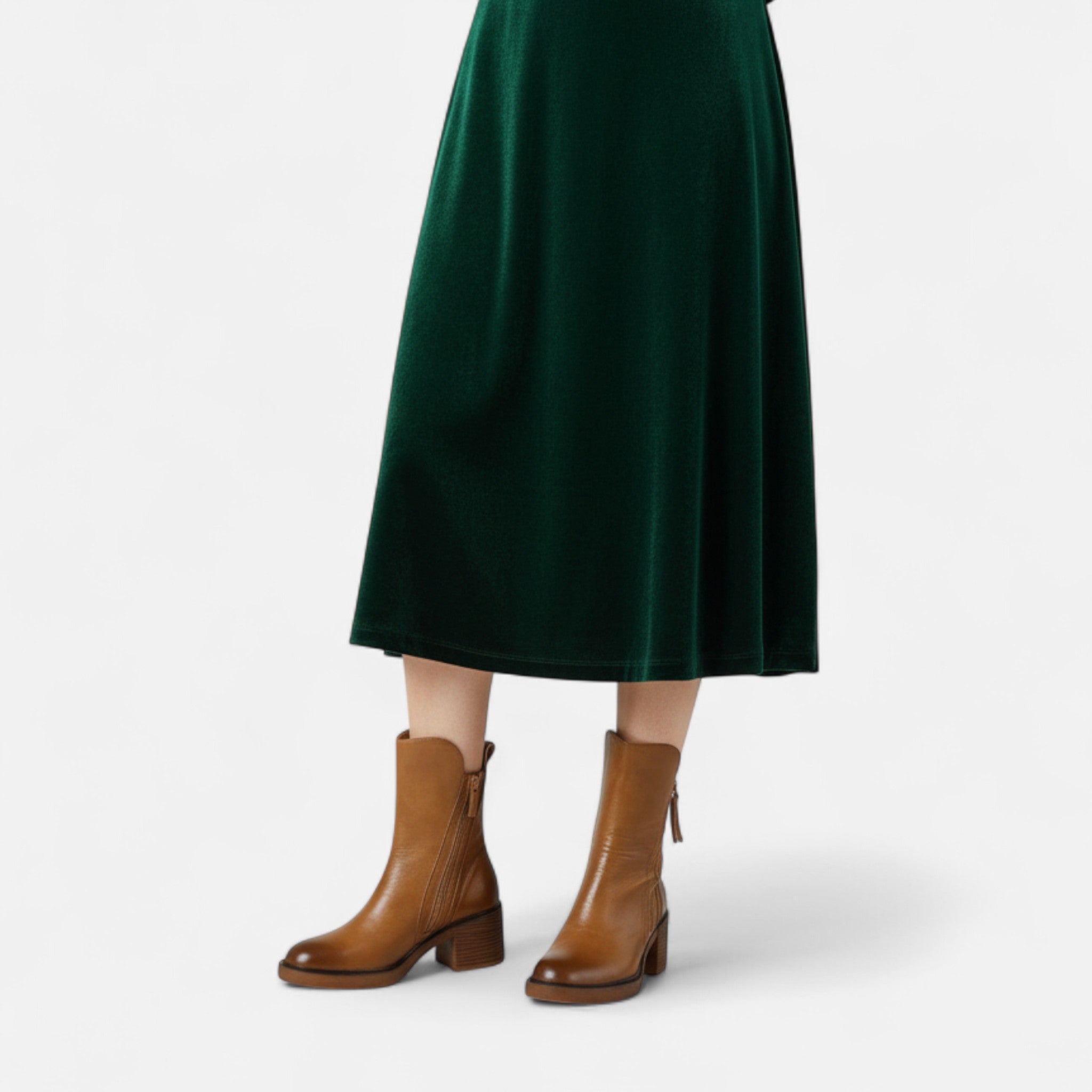 Women's Sleek Flat Roman Boots