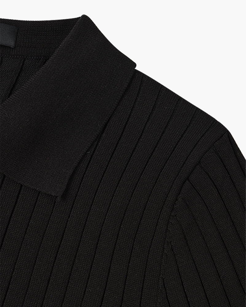 GIMCHEON Knitted Polo Shirt