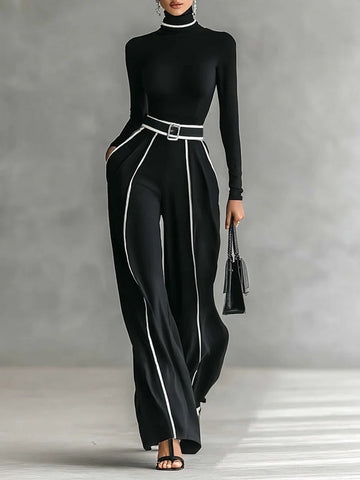 Renata | Elegant Two-Piece Wide-Leg Set