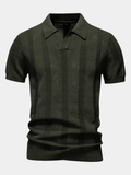 Men's Refined Knitted Polo Shirt