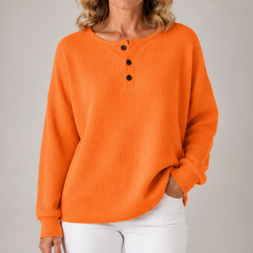 Juniper | Cozy Waffle Knit Pullover