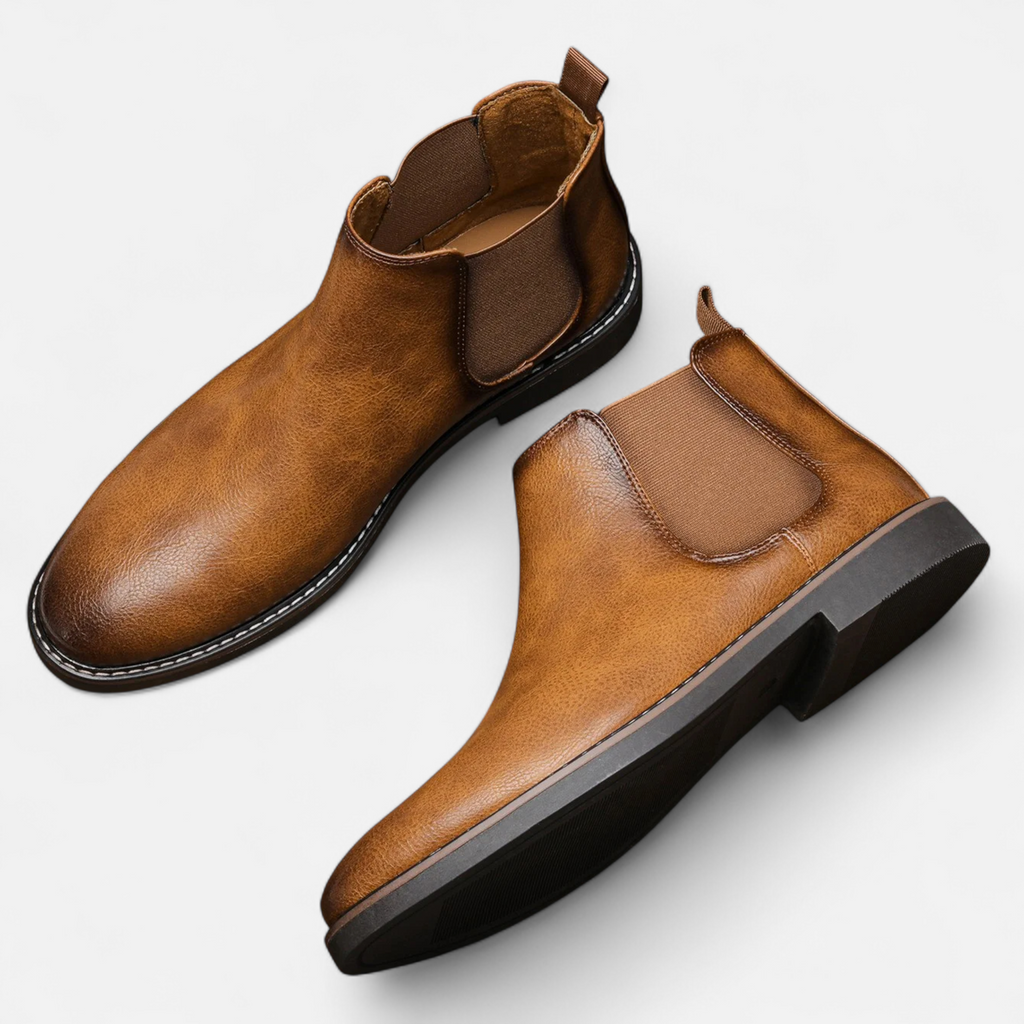 Men's Vintage Leather Chelsea Boots