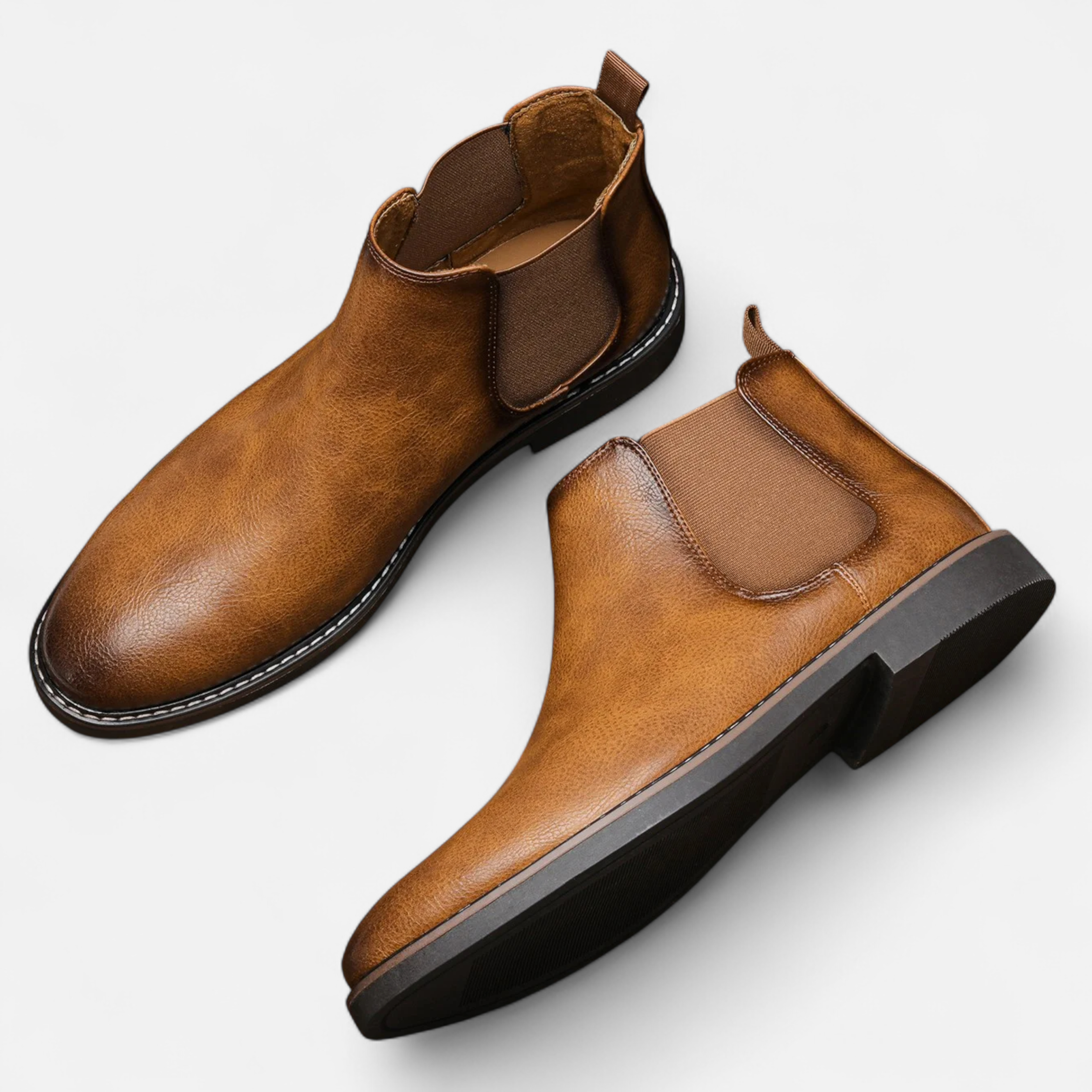 Men's Vintage Leather Chelsea Boots