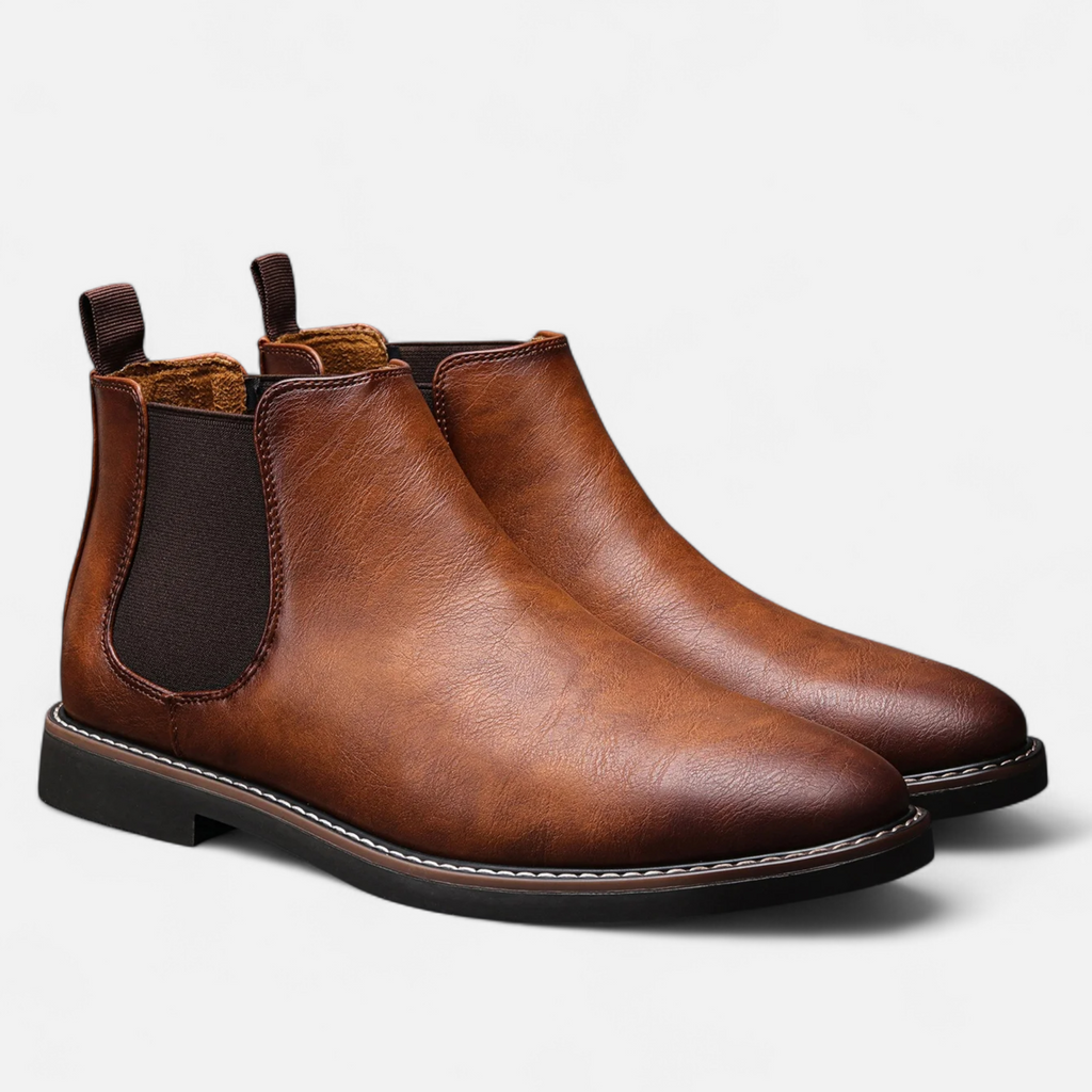 Men's Vintage Leather Chelsea Boots