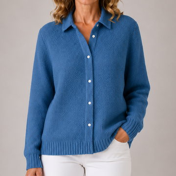 Amari | Classic Waffle Knit Cardigan