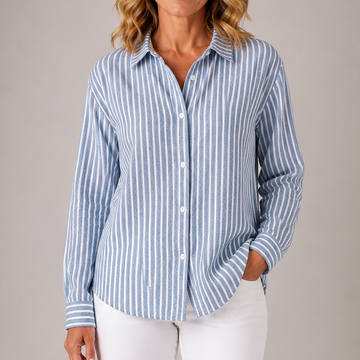 Louise | Effortless Striped Knit Cardigan