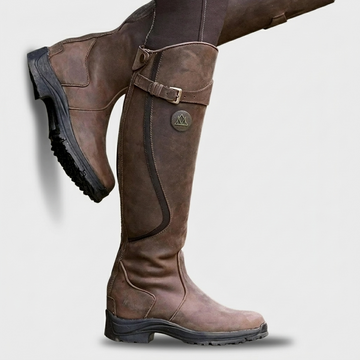 Evelyn | Waterproof Leather Riding Boots
