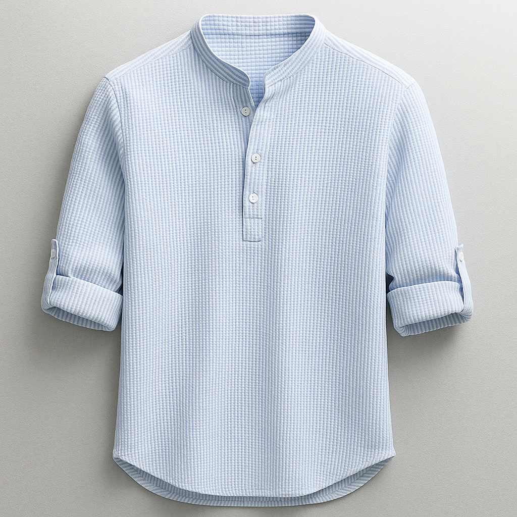 Men's Relaxed Cotton Linen Shirt