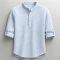 Men's Relaxed Cotton Linen Shirt
