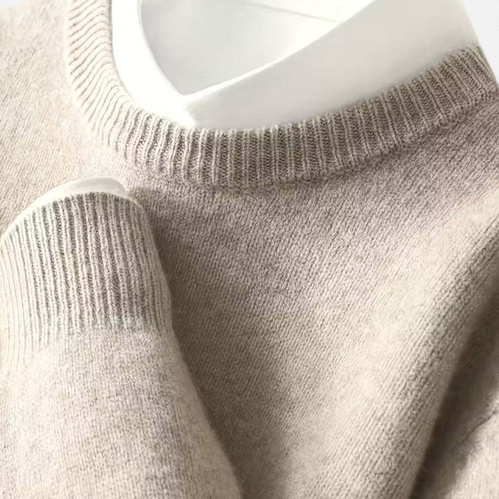 Men's Classic Knitted Crew Neck Sweater