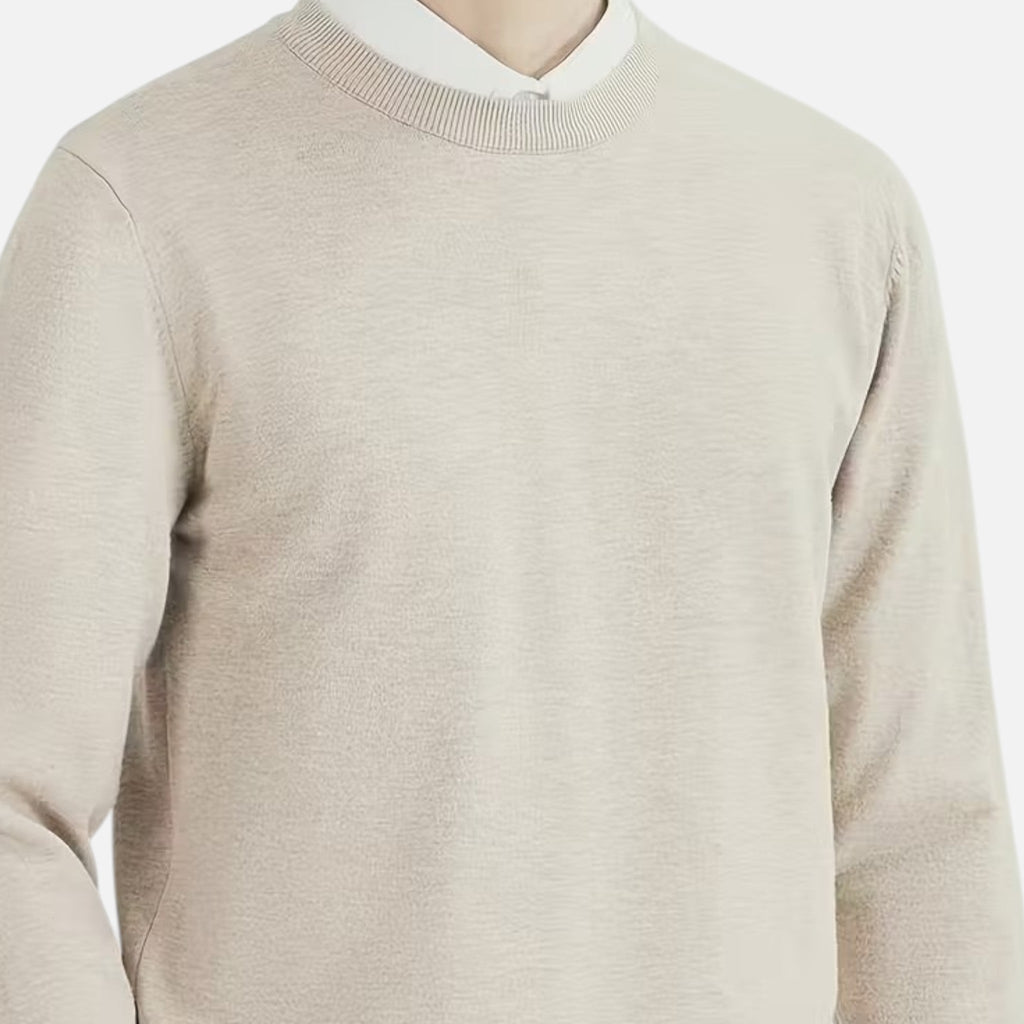 Men's Classic Knitted Crew Neck Sweater