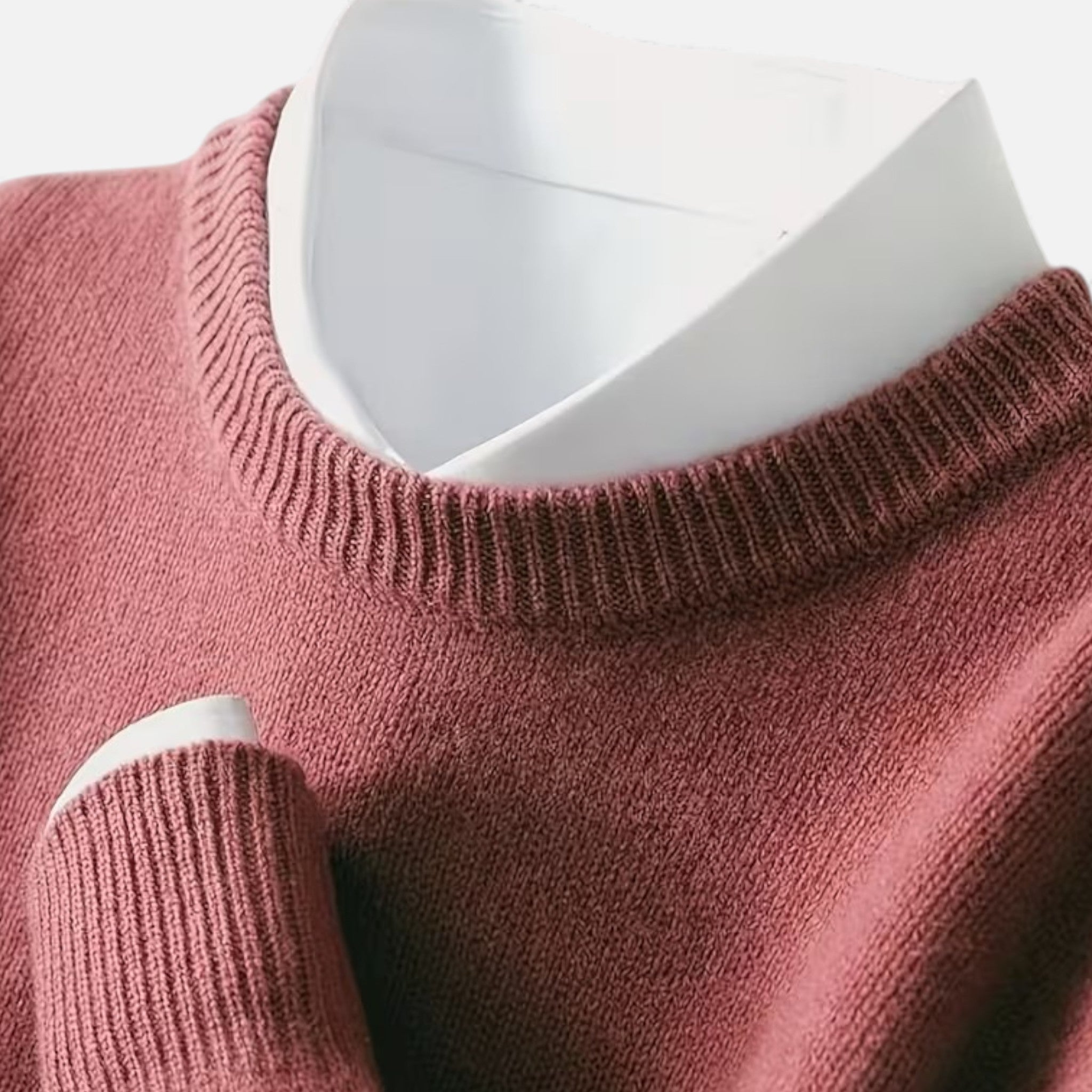 Men's Classic Knitted Crew Neck Sweater