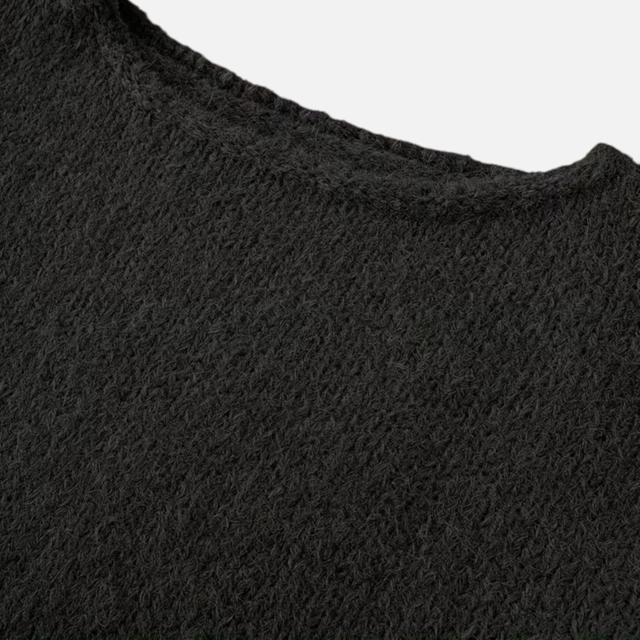 Women's Bare-Shoulder Knitted Winter Sweater