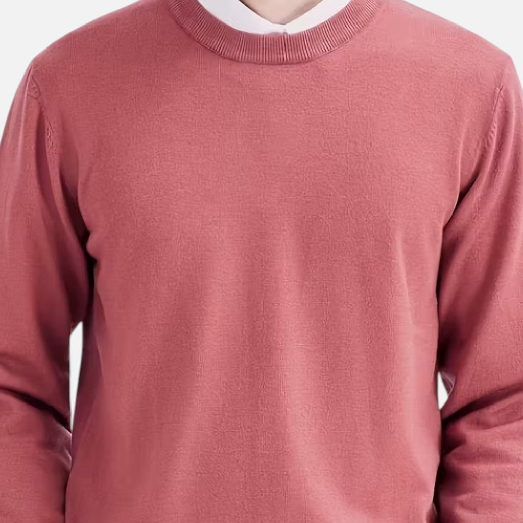 Men's Classic Knitted Crew Neck Sweater