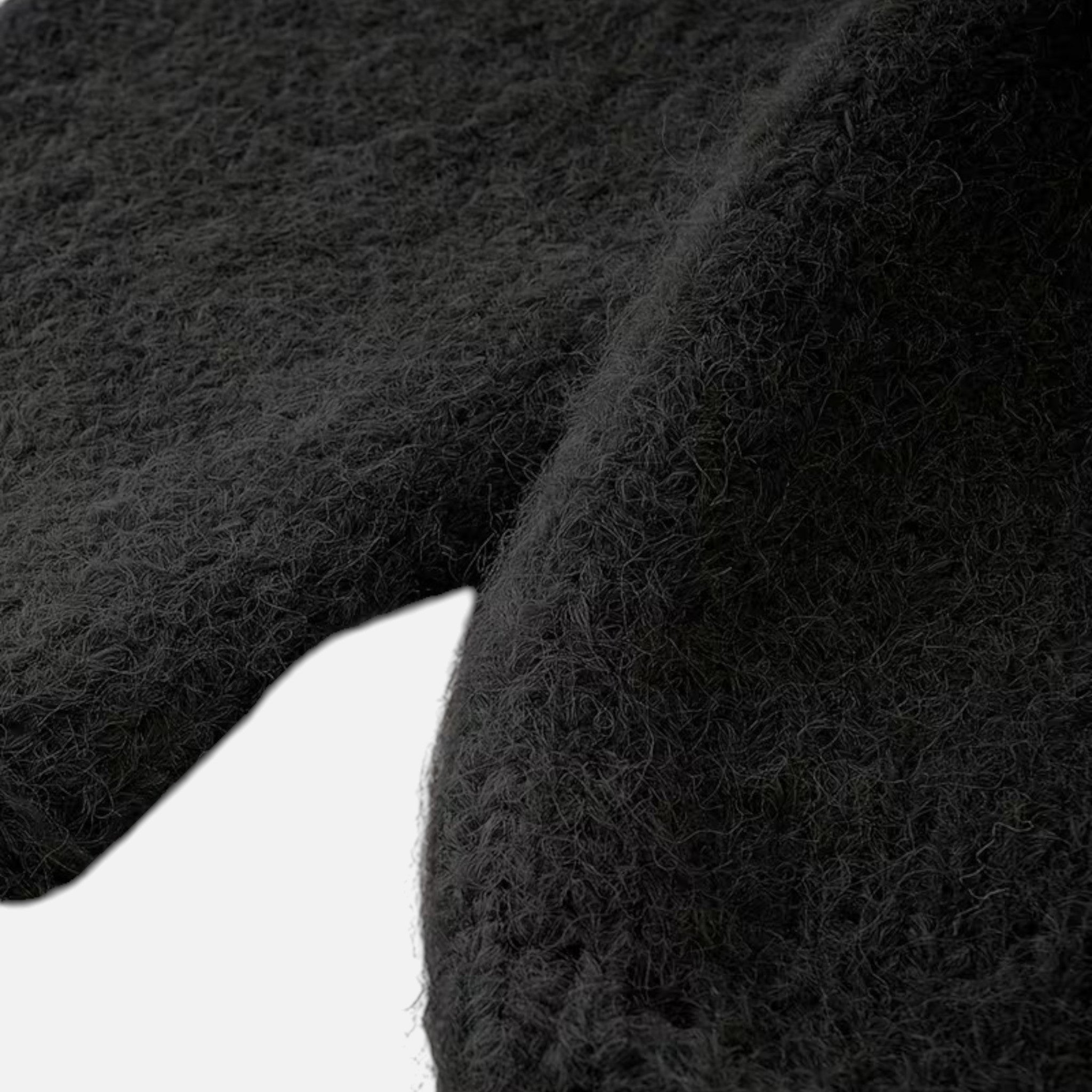 Women's Bare-Shoulder Knitted Winter Sweater