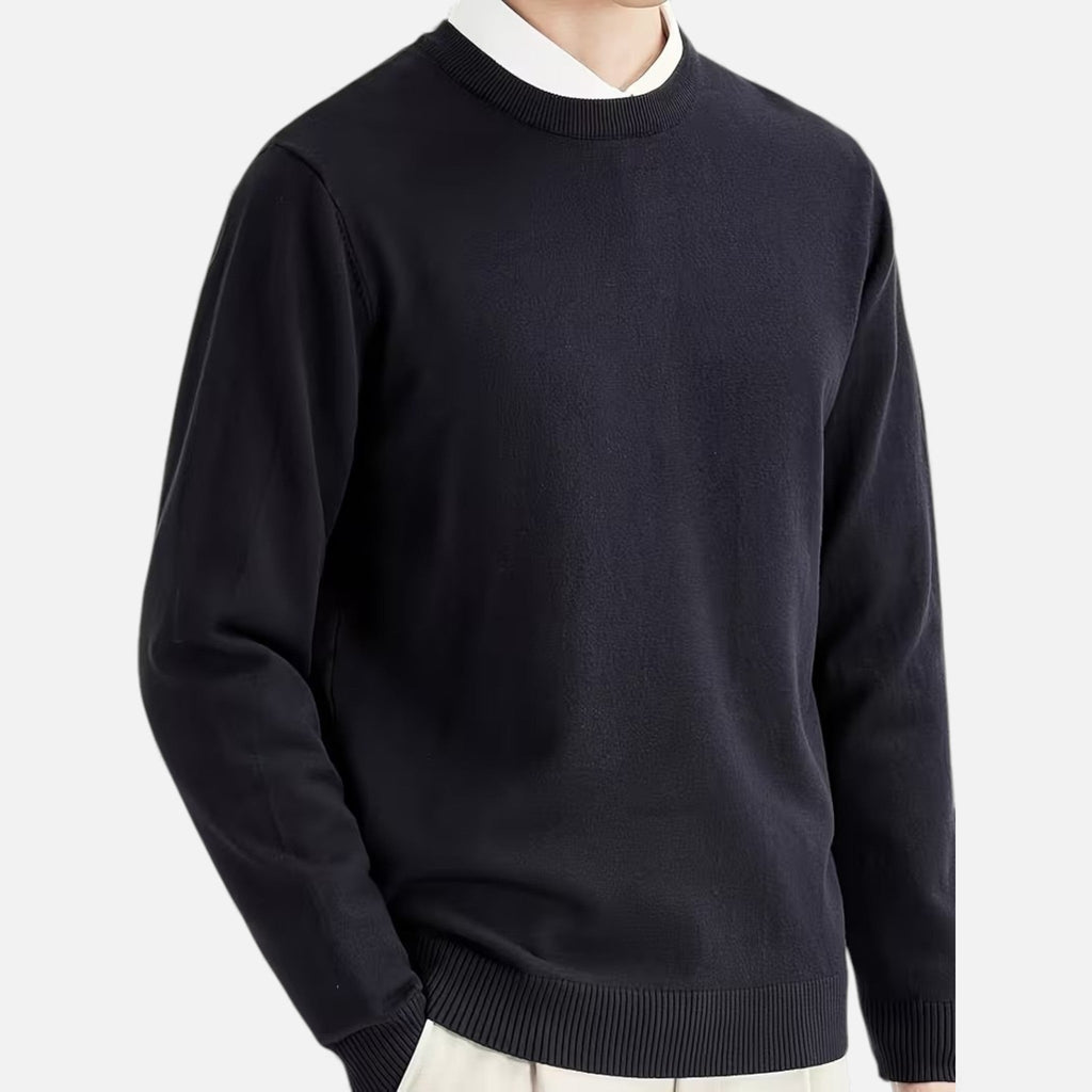Men's Classic Knitted Crew Neck Sweater