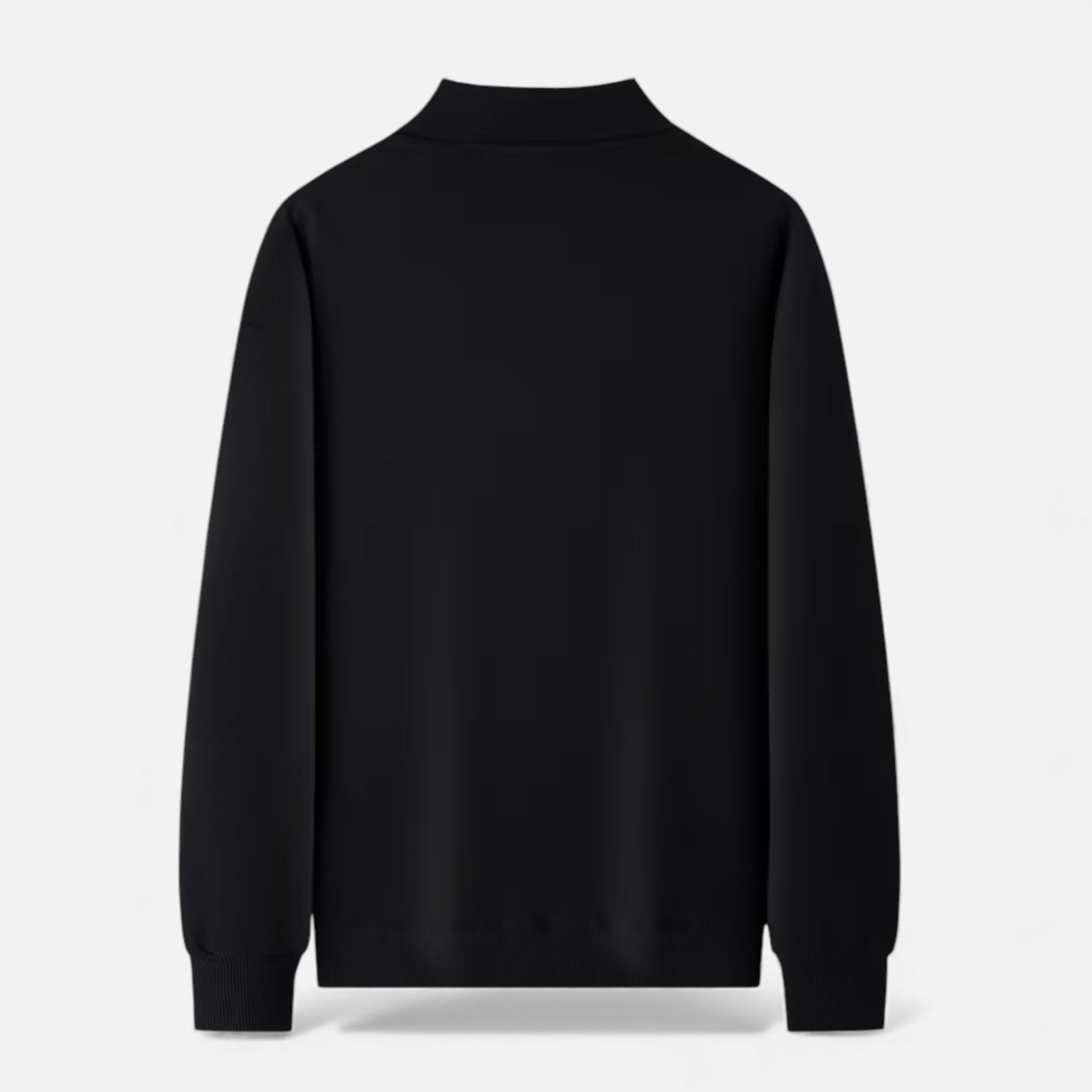 Men's Ribbed Polo Knit Sweater
