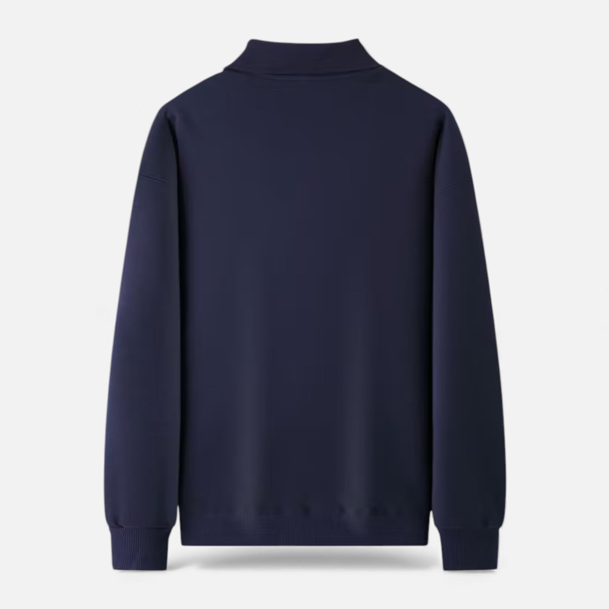 Men's Ribbed Polo Knit Sweater