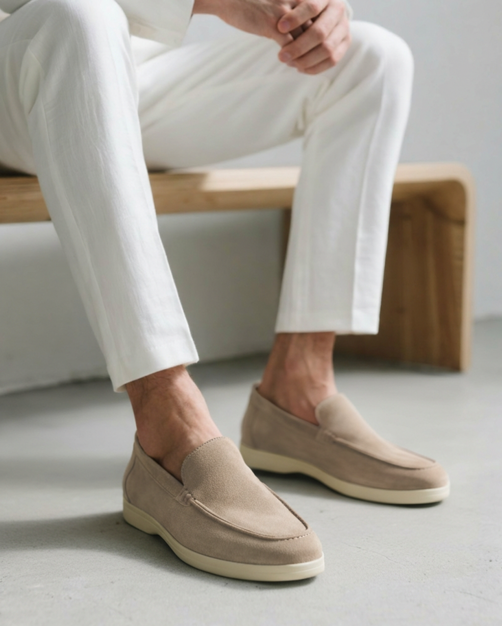 Old Money Suede Loafers
