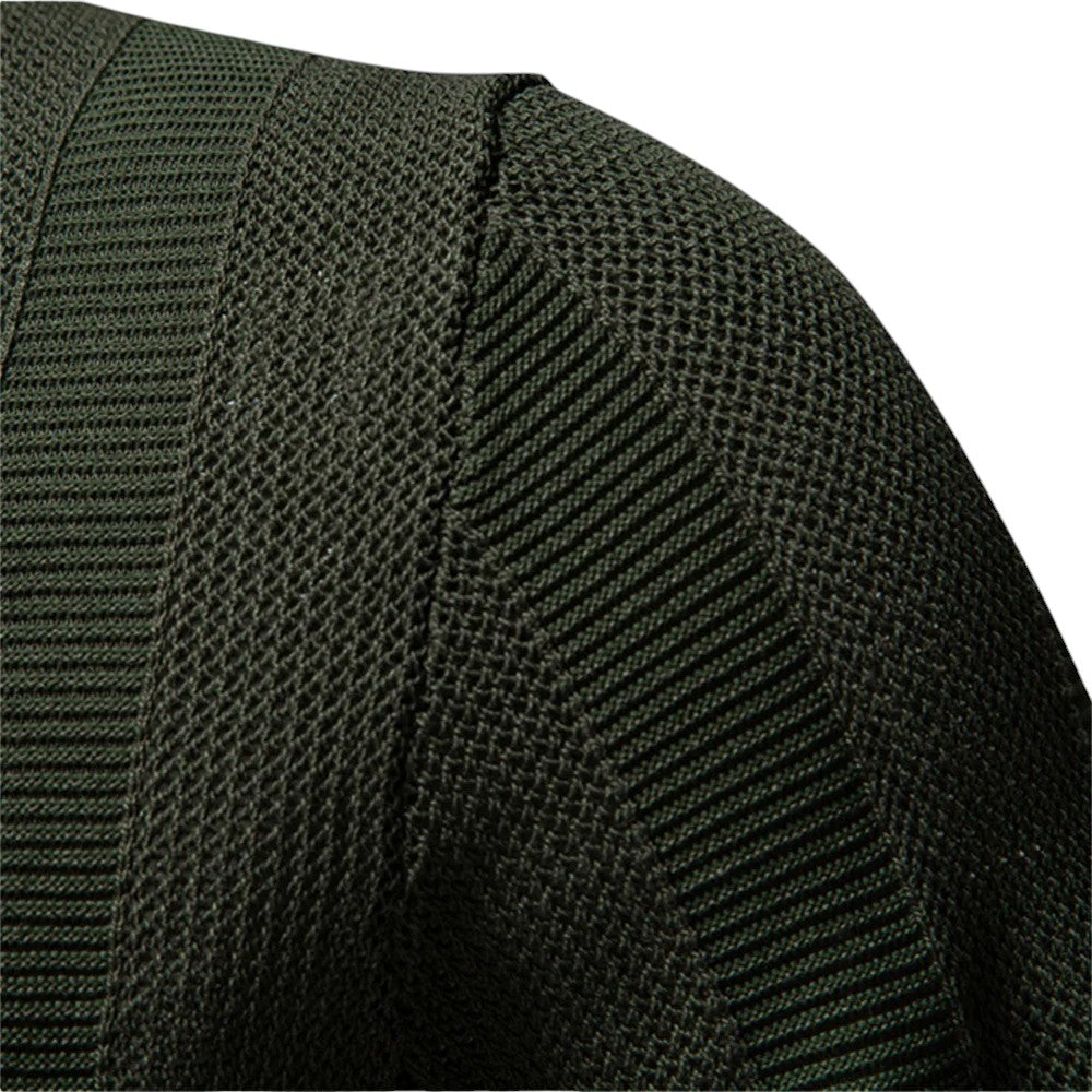 Men's Refined Knitted Polo Shirt